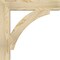 Ekena Millwork Thorton Block Rough Sawn Bracket, Douglas Fir, 4"W x 24"D x 24"H BKT04X24X24THR05RDF - alternate 2
